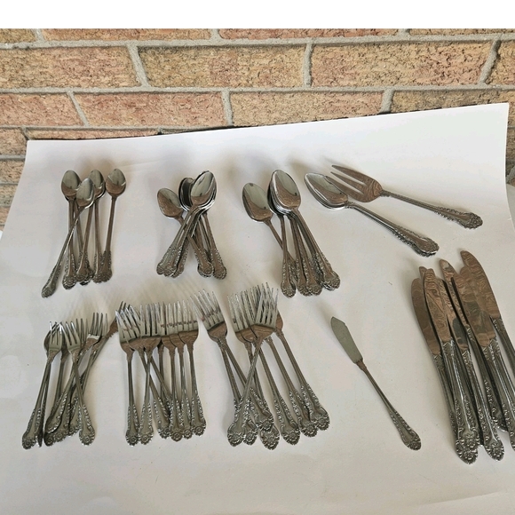 Interpur Other - INTERPUR INR12 STAINLESS FLATWARE KOREA 54 Pieces BIG LOT